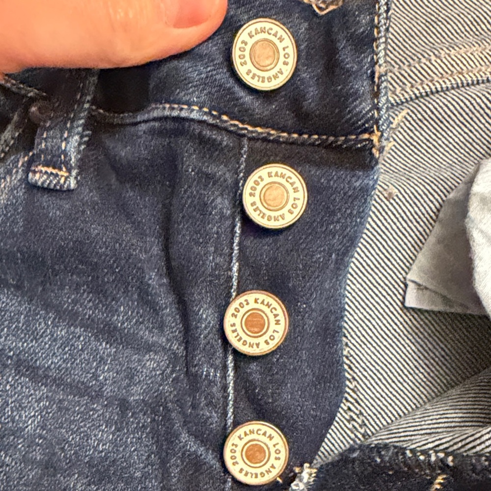 KanCan Women's Dark Blue Flare Jeans - Picture 4 of 8